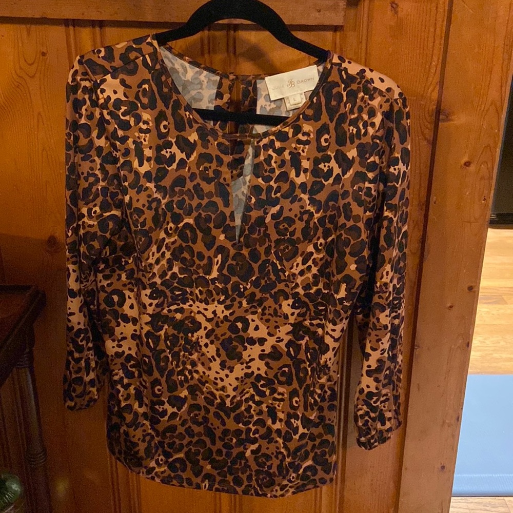 Leopard print blouse